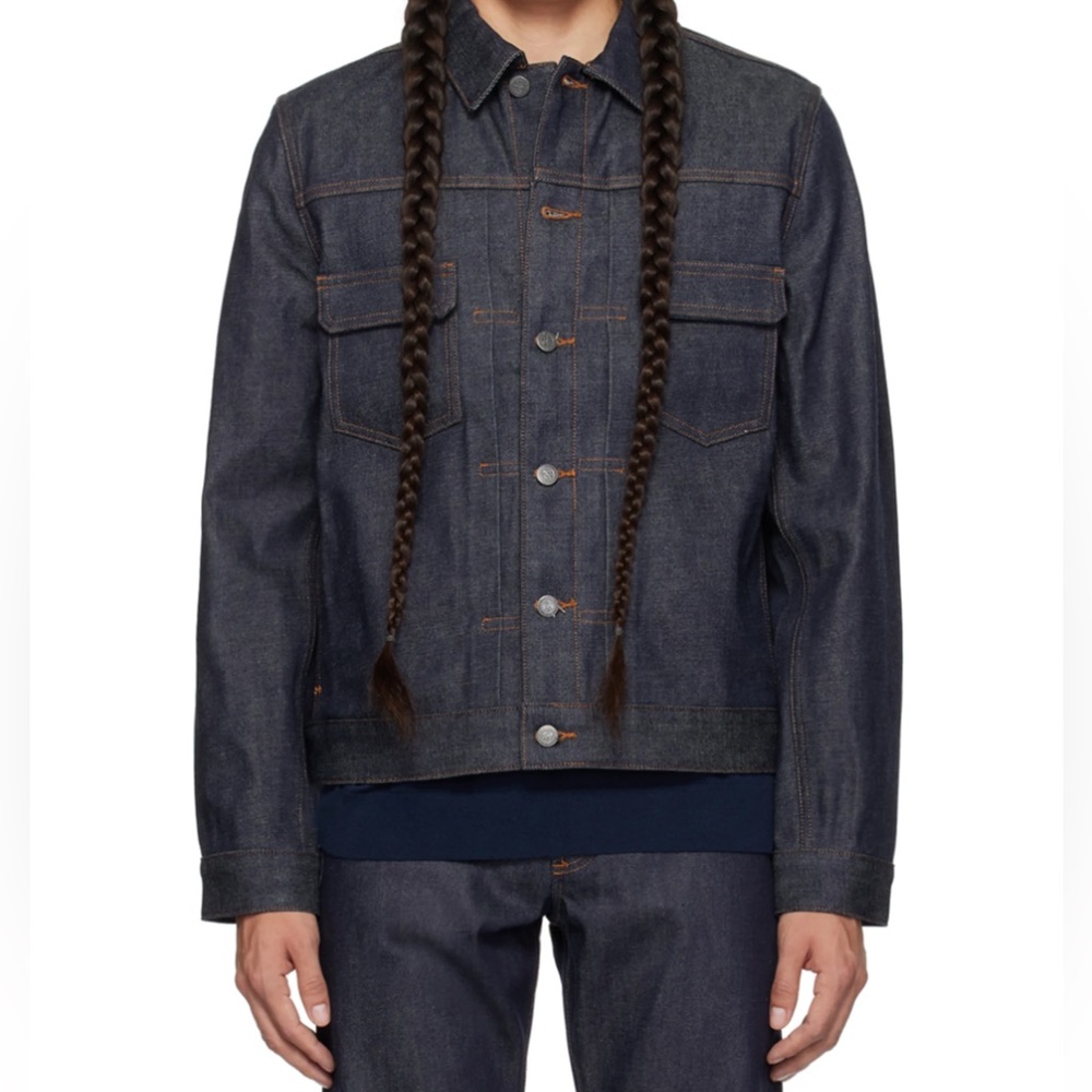 A.P.C. Indigo Work Denim Jacket Men’s Large